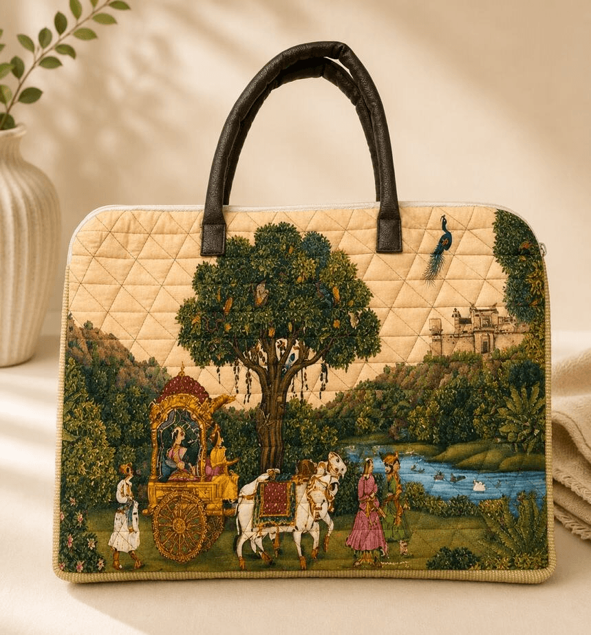 Still from Inheritance, a documentary about Kangra painting